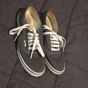 Women’s gray vans